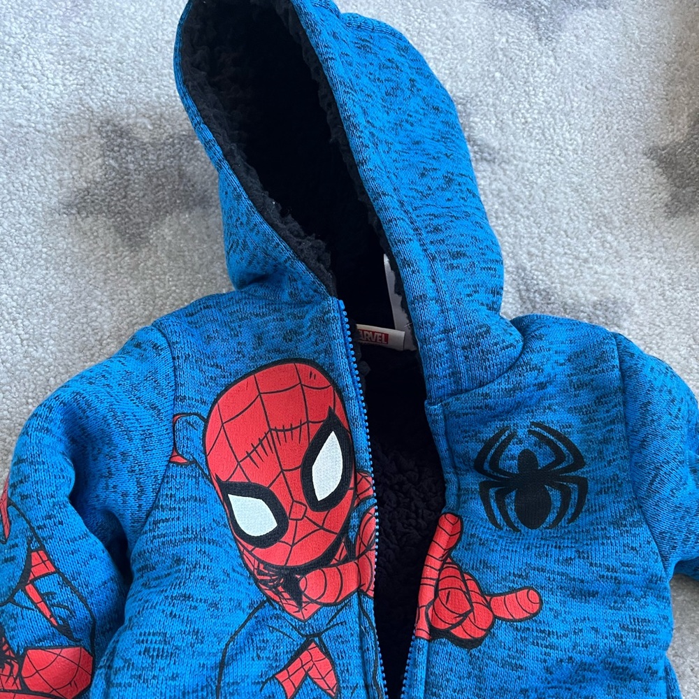 3T toddler spider man jacket great condition